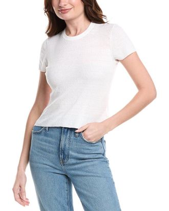 James Perse Stretch Linen-Blend T-Shirt