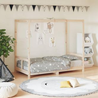 vidaXL Vidaxl - Estructura De Cama Para Ni&ntilde;os Madera Maciza De Pino 80x160 Cm