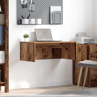 vidaXL vidaXL Scrivania a parete Legno vecchio 80 x 45 x 30 cm