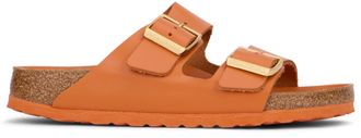 Birkenstock Calfskin Two-Strap Sandals - Orange