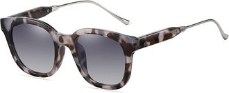 Generic Polarized Square Frame Sunglasses for Men and For Women, Outdoor Driving and Cycling Glasses (Color : E, Size : Medium)