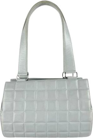 Chanel Pre-owned Handbags, female, Blue, Size: ONE SIZE Pre-owned Vintage Shoulder Bag