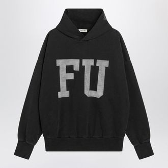 Fear of God Black Vintage Effect Fu Hoodie