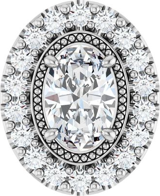 Diamond2Deal 14k Gold 5/8ct Lab-Grown Diamond Pendant