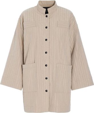 Bitte Kai Rand Overhemdjas - Dames - Zomerjassen - Beige - S - Jassen