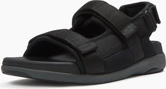FitFlop Mens Fitflop F-Mode Go Polyester Mens Black Sandals - Size: 10