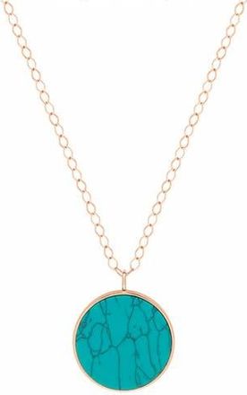 Ginette NY Jumbo Ever Necklace in Turquoise at Nordstrom, Size Large