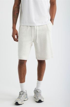 BP. Baggy Terry Sweat Shorts in Grey Jet Heather at Nordstrom, Size Xx-Large