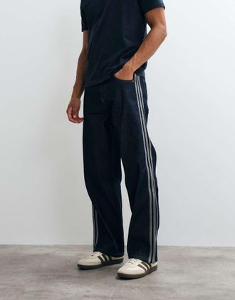 adidas Originals Firebird - Jeans dritti lavaggio indaco-blu navy