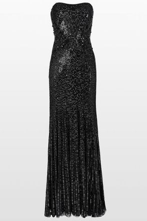 Jenny Packham Topaz Dress in Liquorice at Nordstrom, Size 14 Uk
