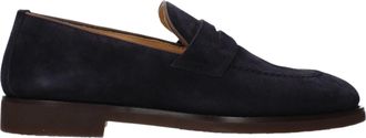Brunello Cucinelli Brunello Cucinelli Herens Su&egrave;de blauwe loafers