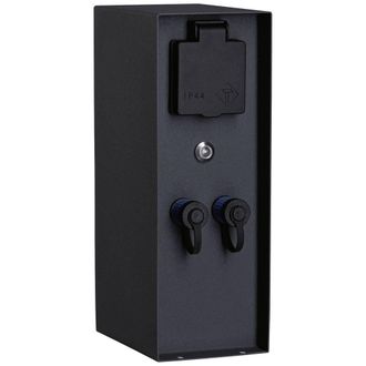 Paulmann Plug & Shine Steckdosens&auml;nde Rio Twilight Sensor Ip44 Antracite