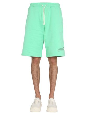 Msgm Fantastic Green Bermuda