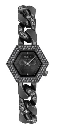 Philipp Plein The Hexagon Groumette WoMens Black Watch PWWBA0423 Stainless Steel (archived) - One Size