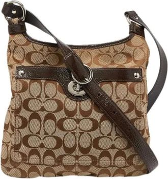 Coach Pre-owned Cross Body Bags, female, Brown, Size: ONE SIZE Pre-owned Crossbody Bag