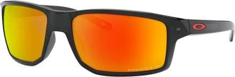 Oakley Sportieve Rechthoekige Zonnebril Prizm Ruby - Heren - Zonnebrillen - Zwart - 60 MM - Accessoires