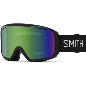 Smith Blazer Snow Goggles in Black /Green Sol-X Mirror at Nordstrom