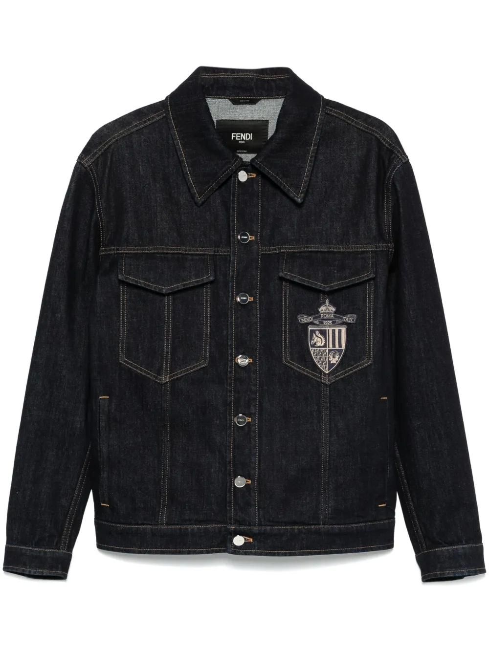 FENDI F0BUZ) (FW1321AUX4 Tシャツ・カットソー Overshirt denim FF SS25
