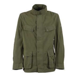 Barbour Garment Dyed Duke Casual Jacket - Heren - Zomerjassen - Groen - L - Katoen - Jassen