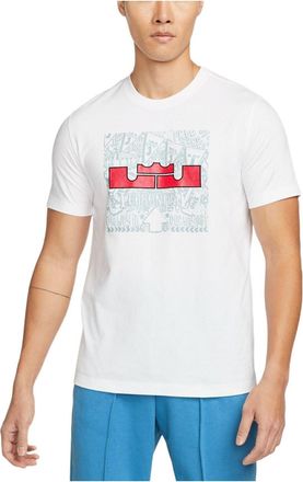Nike Cartoon Pattern Printing Knit Casual Short Sleeve White DQ1884-100