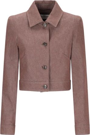 Max Mara Stijlvolle Jas voor Vrouwen - Dames - Zomerjassen - Bruin - S - Jassen
