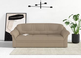 Domo Collection 3-Sitzer »Montana für kleine Räume, Breite 184cm, komfortabel und zeitlos« bequeme Armlehnen