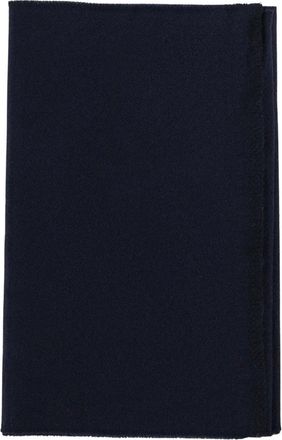 Fay Bufanda de punto con flecos - Accessories - Hombre - Azul - ONE SIZE