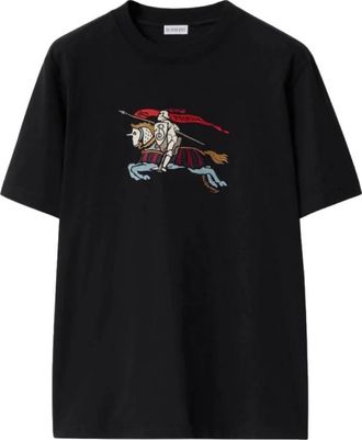Burberry Knight Cotton T-shirt, Size Medium