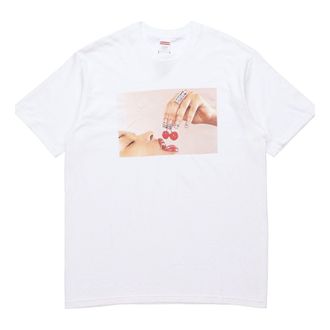 SUPREME SS20 Week 1 Cherries Tee Cherry Short Sleeve Unisex White SUP-SS20-285