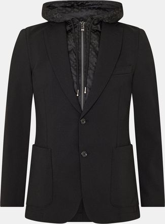HUGO BOSS Mens C Hanry J Hoodien233 10251492 in Black - Size 34 (Chest)