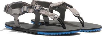 Xero Shoes H-Trail Barefoot Huarache Running Sandal in Steel Gray /Blue Iolite at Nordstrom, Size 12