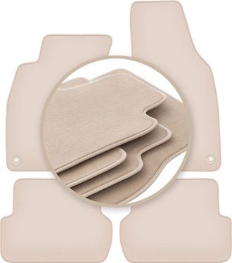 OEM Alfombrillas Beige Premium Para: Seat Exeo Berlina, Familiar 2008-2015