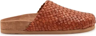 Dragon Diffusion Mules, female, Brown, Size: 11 US Woven Mule Slipper