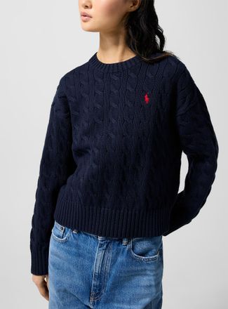 Polo Ralph Lauren Polo Shirt Ralph Lauren - Womens Pure cotton cable-knit sweater