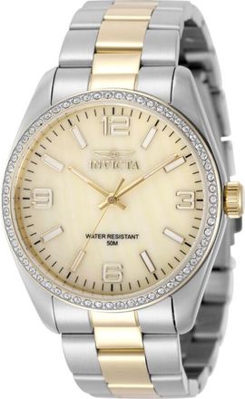 Invicta Specialty Quartz Gold Dial Unisex Watch 50135