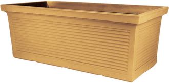 Monacis Macetero Decorativo Cl&aacute;sico Tradicional De 80x40 Cm Y 34 Cm De Alto, Fabricado En Pol&iacute;mero Resistente Impruneta, Ideal Para Plantas En Terrazas
