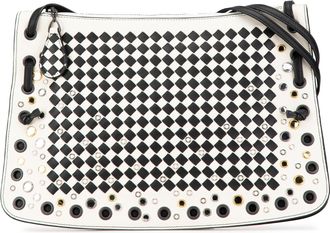 Bottega Veneta Pre-owned Womens Leather Woven Shoulder Bag - White - One Size