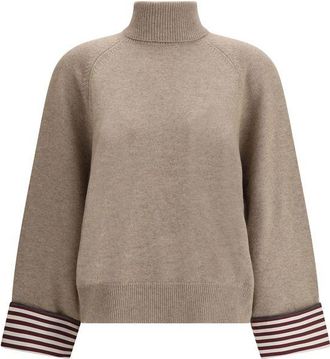 Brunello Cucinelli Beige Cashmere Cashmere Womens Sweater