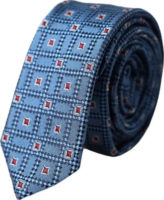 Dolce & Gabbana 4cm Slimme Stropdas In Jacquard - Heren - Stropdassen - Veelkleurig - ONE Size - Accessoires