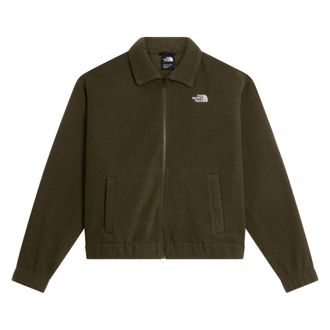 The North Face Fleecejack met kraag - Heren - Ski Jassen - Groen - M - Polyester - Fitness