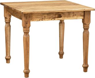 Biscottini International Biscottini - Mesa Country De Madera Maciza De Tilo Acabado Con Efecto Natural