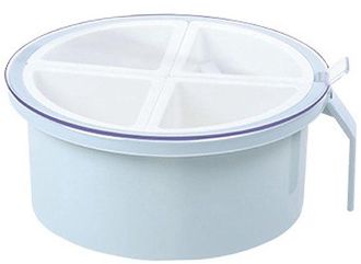OEM Barattolo Per Spezie Con 4 Scomparti, Contenitore In Plastica Per Spezie In Cucina, Campeggio E Ristoranti, Set Di Barattoli Per Spezie Blu-grigio Per