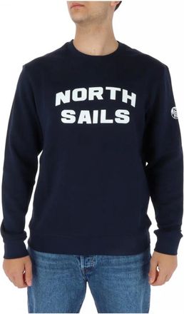 North Sails Hombre, Sudaderas, Azul, Talla: S