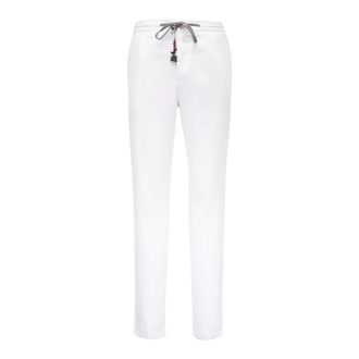 Marco Pescarolo Sweatpants, male, White, Size: XL Caracciolo Trousers