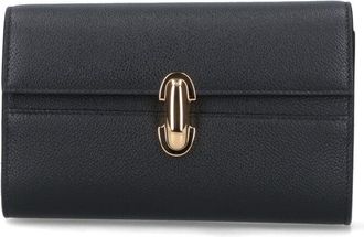 Savette Textured Hammered Calfskin Leather Mini Shoulder Bag