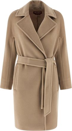 Max Mara Scire Trench E Impermeabili Beige-Donna