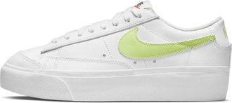Nike (WMNS) Nike Blazer Low Platform White Light Lemon Twist DJ0292-102