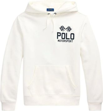 Polo Ralph Lauren Felpa con cappuccio e logo - Bianco