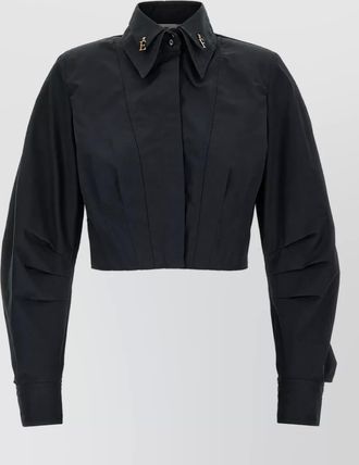 Elisabetta Franchi cropped bustier shirt