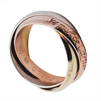 Cartier Yellow Gold (18K) Pink Gold (18K) White Gold (18K) Band Ring (Pre-Owned)